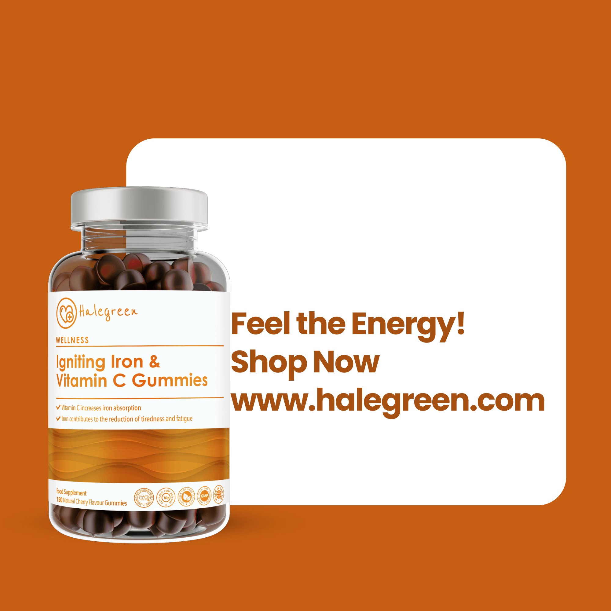 Igniting Iron & Vitamin C - 150 Gummies