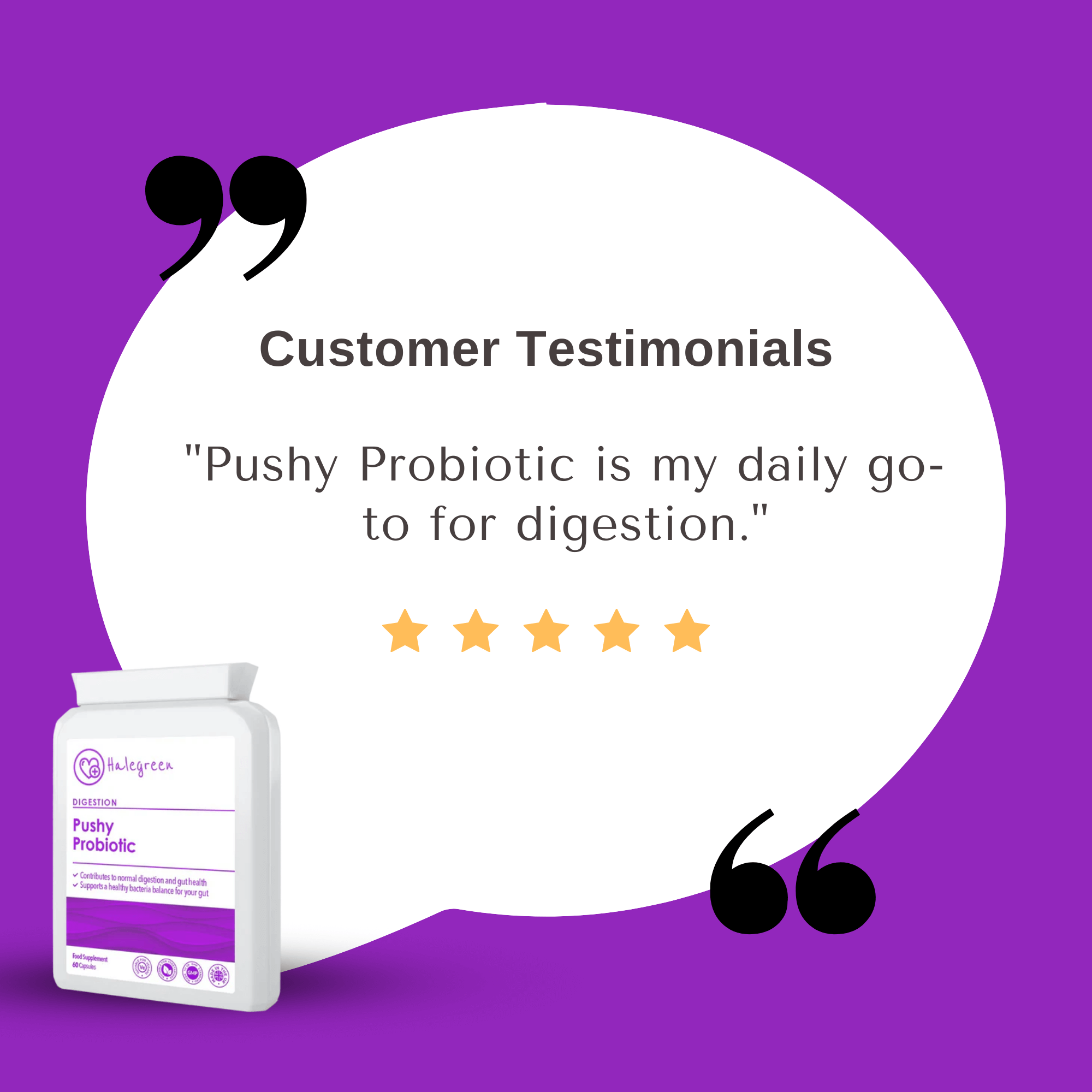 Pushy Probiotic - 60 Capsules