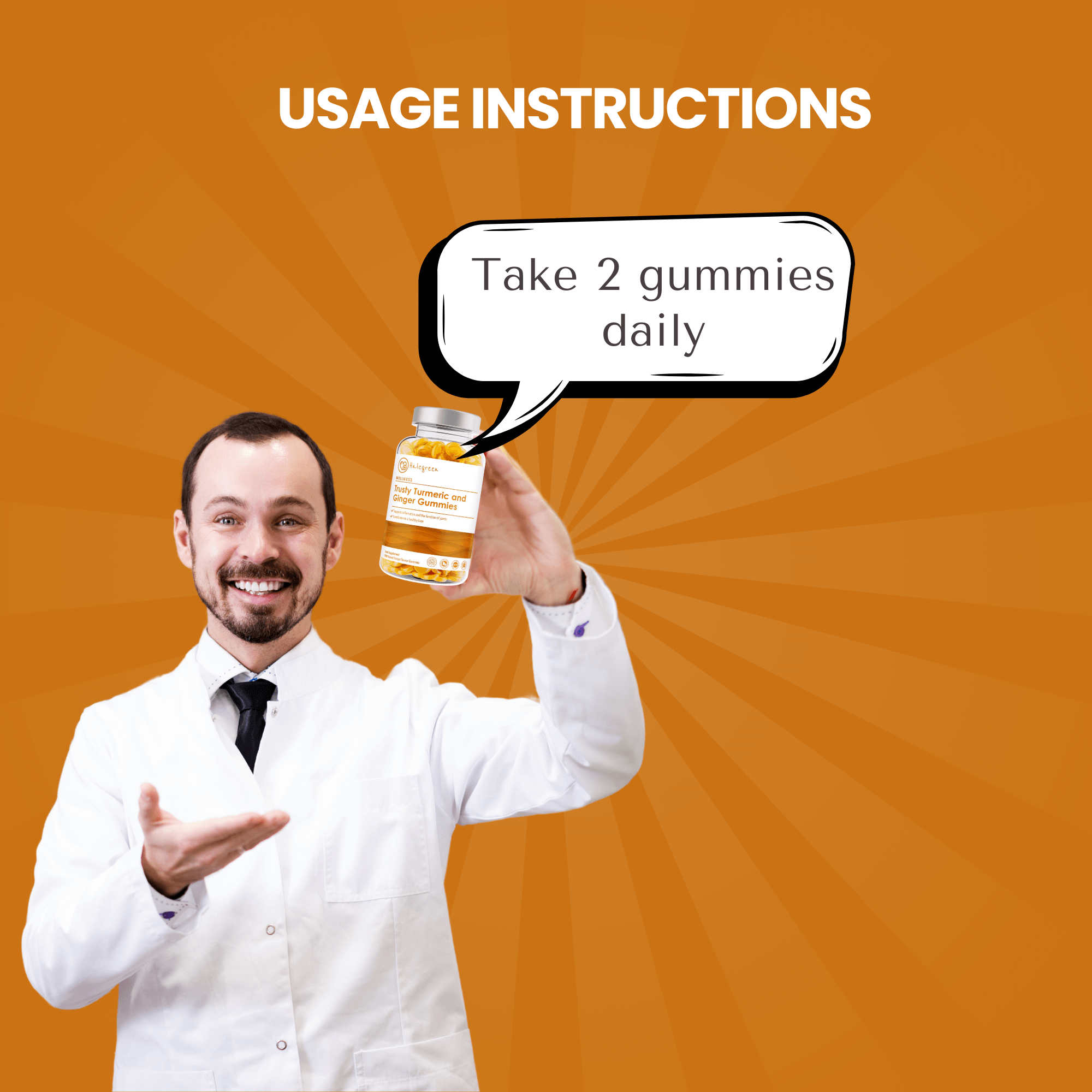 Trusty Turmeric and Ginger - 120 Gummies